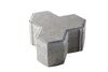 Г.7.Ф.10 Трилистник Плиты бетонные тротуарные (однослойная) гладкий серый 8,42м2/пд МП