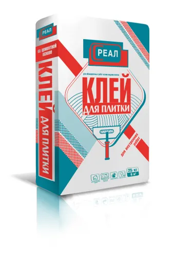 Клей для плитки РЕАЛ (класс С0) купить в Санкт-Петербурге