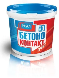 Грунтовка БЕТОНОКОНТАКТ РЕАЛ-1, 14кг (фр.0,8 мм) Реал купить в Санкт-Петербурге
