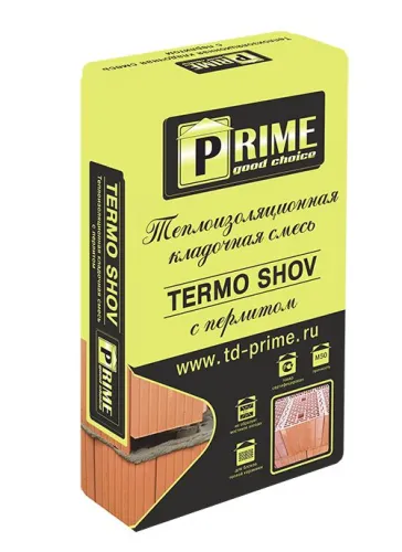 Теплоизоляционный кладочный раствор с перелитом Termo Shov 8230 купить в Санкт-Петербурге