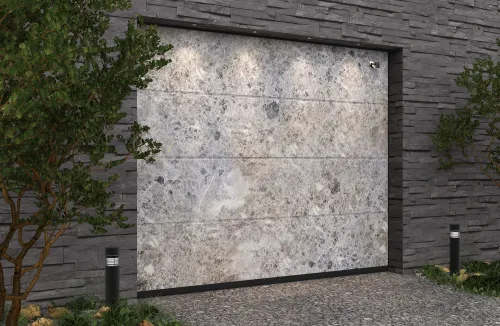 Ворота гаражные секционные Prestige Lux L-гофр smooth 2500х2500мм ALUTECH купить в Санкт-Петербурге