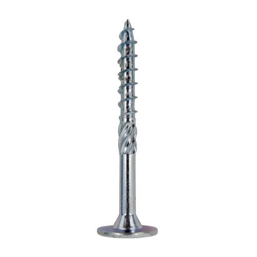 Упаковка шурупов конструкционных Finka Timber Screws CT 8.0x80TX40 голубой цинк, тарелка 50шт/уп купить в Санкт-Петербурге