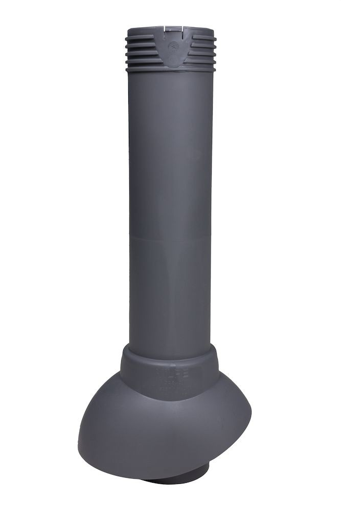 Вентиляционный выход канализации без утепления 110/500 Vilpe, серый (аналог RR23, RAL 7015)