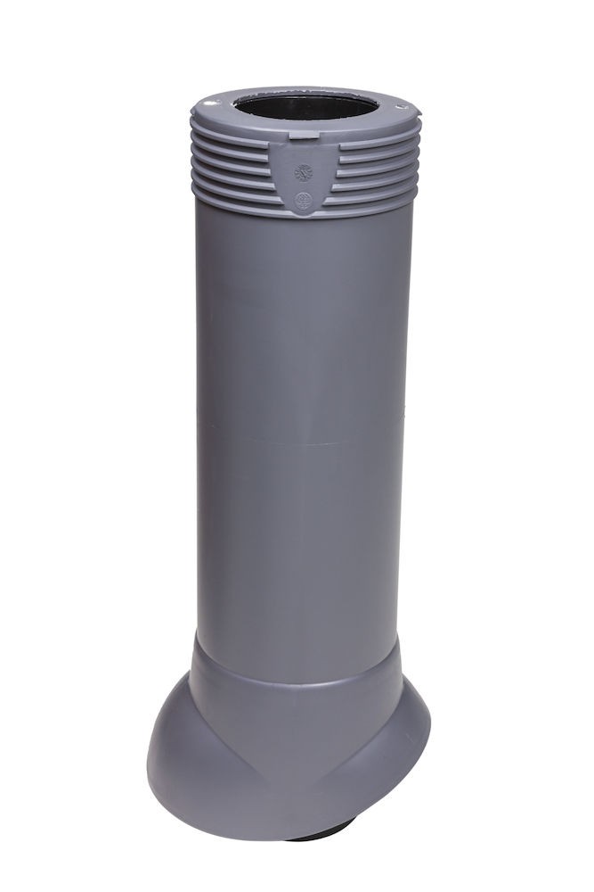 Теплоизолированный вентиляционный выход канализации 110/ИЗ/500 Vilpe, серый (аналог RR23, RAL 7015)