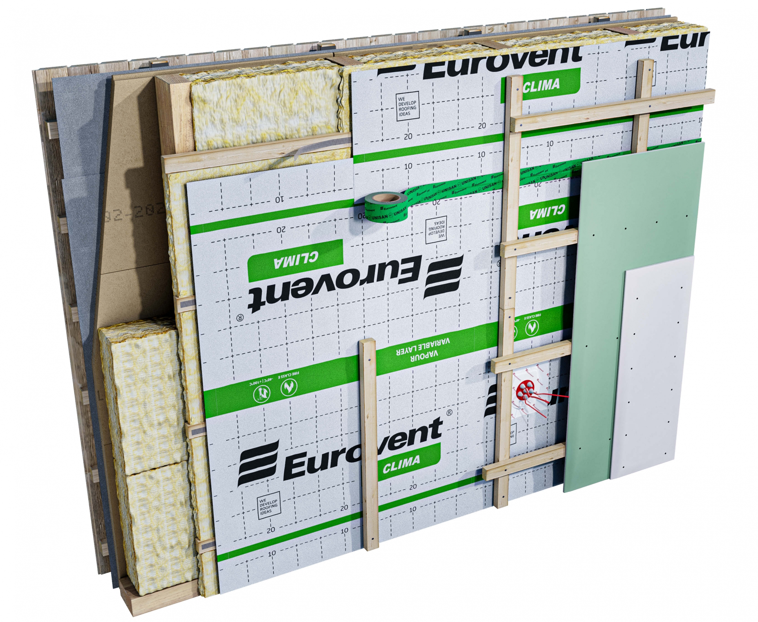 Пароизоляция Eurovent Clima 1.5х50м 75м2