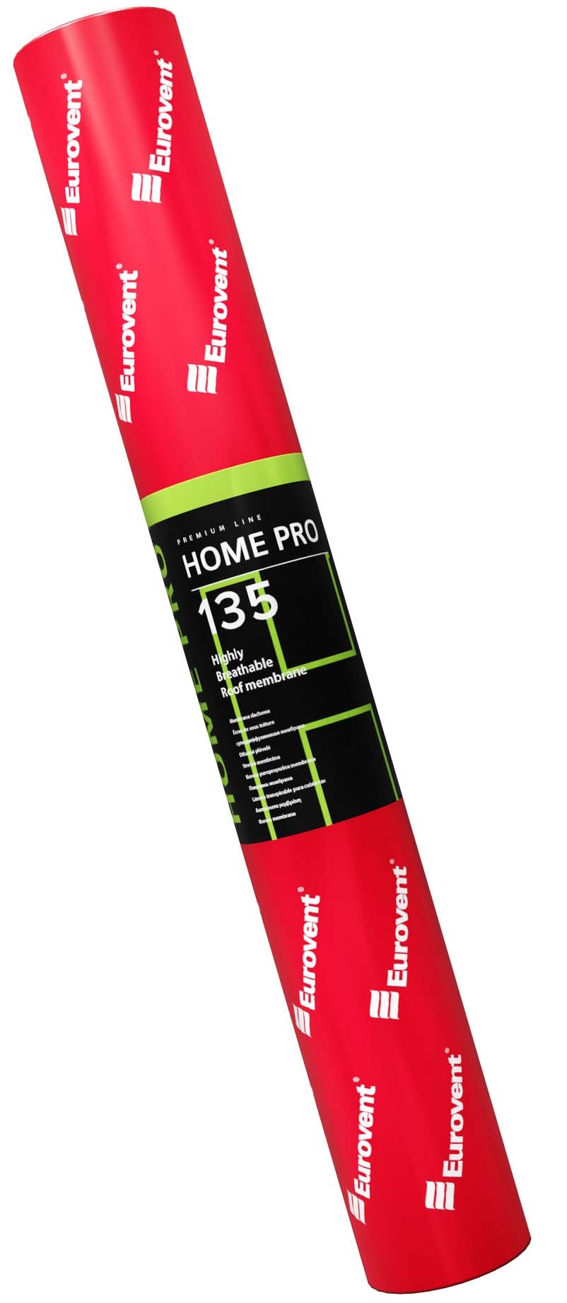 Диффузионная мембрана Eurovent Home Pro 1.5х50м 75м2