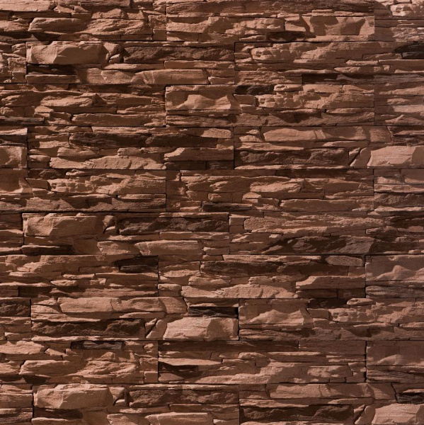 Leonardo Stone Искусственный камень Плоскость Леонардо 0,4м2/уп, 890 (коричневый)