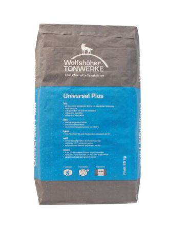 Universal PLUS Wolfshoher Tonwerke 25кг Смесь печная, Universal PLUS Wolfshoher Tonwerke 25кг Смесь печная