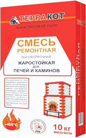 Терракот 3кг Смесь ремонтная, Терракот 3кг Смесь ремонтная