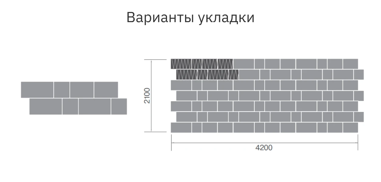 BRAER Тротуарная плитка Триада Color Mix Ночь 60мм 12.96м2/пд