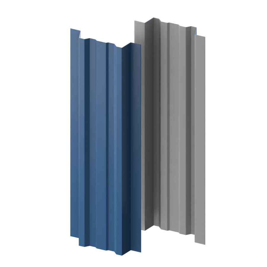 Штакетник МП LАNE-T прямой 0.50мм RR35 (синий) Puretan {длины по списку}, RR35 (синий)