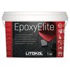 LITOKOL EpoxyElite 1кг Эпоксидная 2-х комп кислотостойкая затирка от 1 до 15мм E.05 Серый базальт