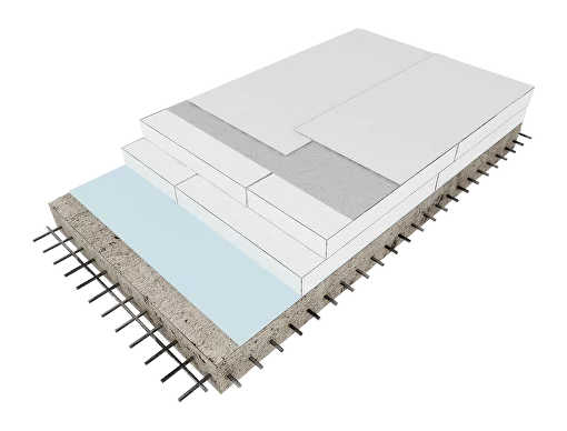 УСТРОЙСТВО ТЕПЛОИЗОЛЯЦИИ ПЛОСКОЙ КРОВЛИ ПО МОНОЛИТНОЙ ЖЕЛЕЗОБЕТОННОЙ ПЛИТЕ