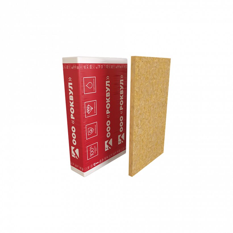 Rockwool РУФ БАТТС В Оптима 50х600х1000/4шт/2.4м2/0.12м3 (48упак/палл), Rockwool РУФ БАТТС В Оптима 50х600х1000/4шт/2.4м2/0.12м3 (48упак/палл)