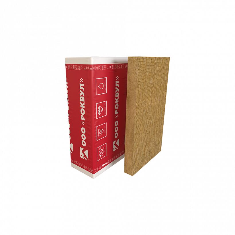 Rockwool РУФ БАТТС Н Оптима 100х600х1000/3шт/1.8м2/0.18м3 (32упак/палл), Rockwool РУФ БАТТС Н Оптима 100х600х1000/3шт/1.8м2/0.18м3 (32упак/палл)