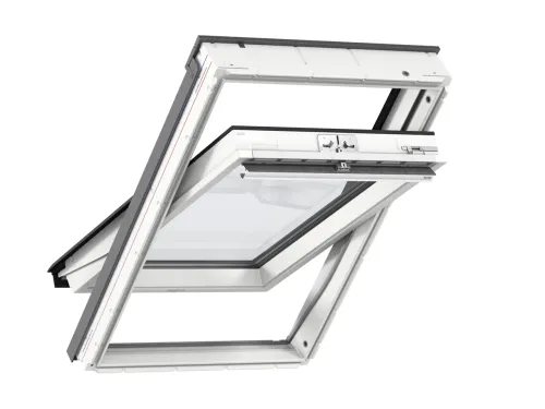 Мансардное двухкамерное белое окно Velux (Велюкс) GLU MK10 0061 78х160 см (ручка сверху) купить в Санкт-Петербурге