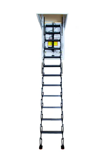 Лестница ножничная металлическая LOFTSTEP LCS-E (CH) 70х120х300см Fakro купить в Санкт-Петербурге